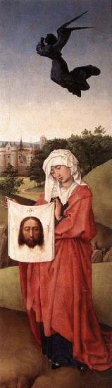 WEYDEN, Rogier van der Crucifixion Triptych Norge oil painting art